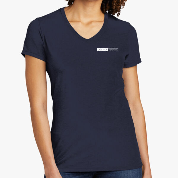 Women's Tri Blend V Neck Tee Thumbnail